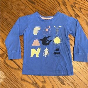Paragon Kids Blue Graphic Long Sleeve Tee size 2T